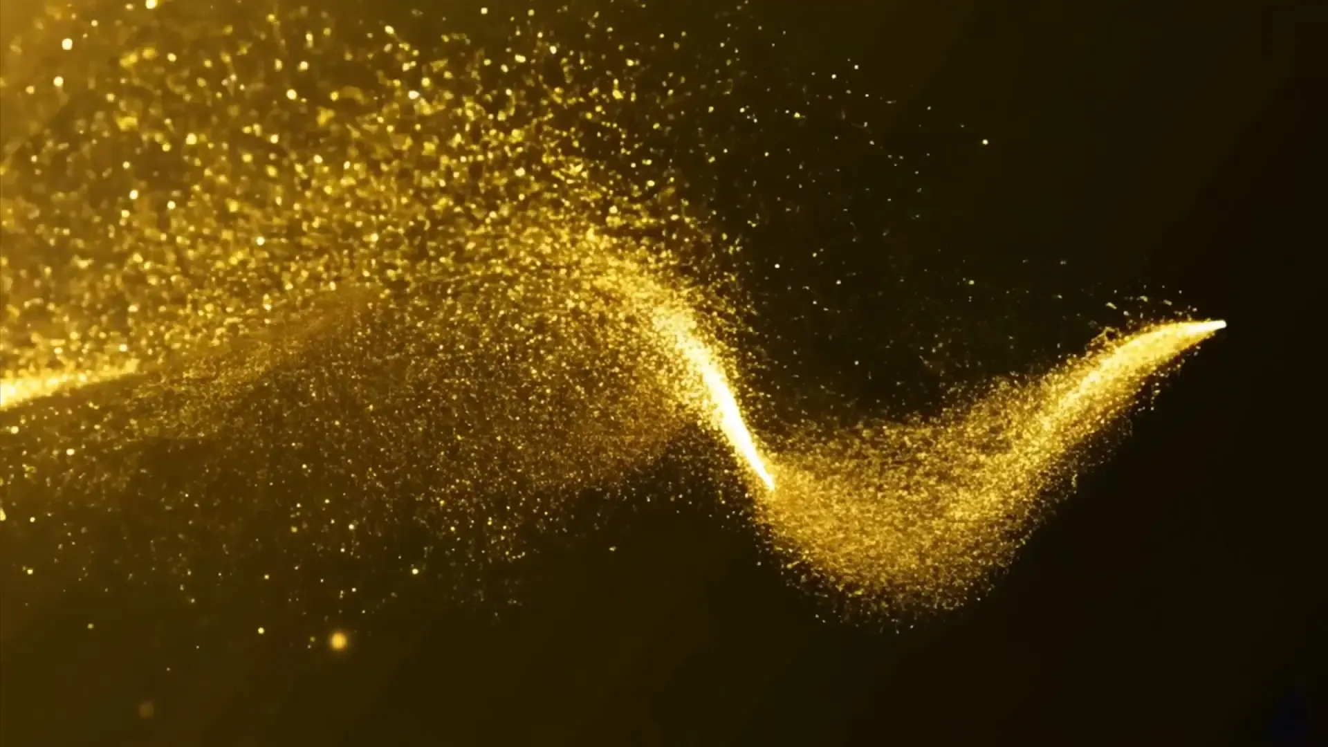 Golden Sparkle Overlay with Radiant Dust